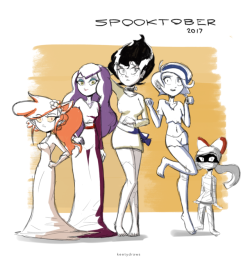 kt-draws: keetydraws: SPOOKTOBER IS ALMOST HERE!!! Lewd Cover too! 