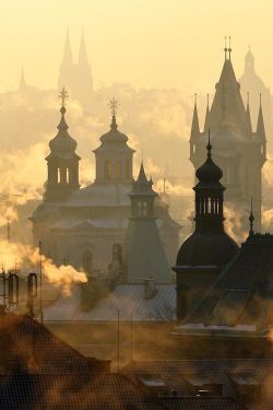 Winter’s Day, Prague, Czech Republic Photo Via Jolevy