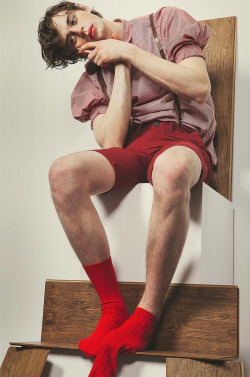 manniskorarkonstiga:  Nick Radley at AMCK Models in   hans im glück, photographed by Annie Lai and styled by Chala Selcan for Schön! Magazine 