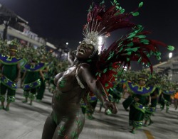Brazilian carnival girl.
