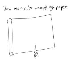 extremehomestuckshipping:  kenteehee:  ♡ the person you would take a bullet for is behind the trigger ♡  The fuck does that quote meanAnd what does it have to do with cutting wrapping paperI ain’t gonna get shot by my fucking mum 