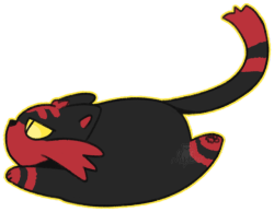 pokecatsdaily:todays pokecatsdaily is a fat litten since i don’t think i’ll be able to do a real life cat today