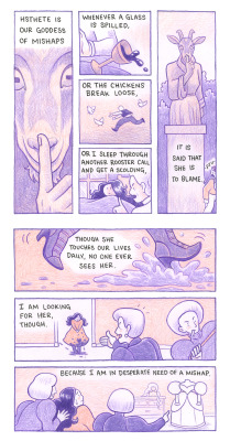 lordbronious:  pigeonbits: Here’s HSTHETE, the 24 hour comic I drew this year!  Thanks to everybody who followed along on twitter this weekend as I posted these pages &lt;3  @spiritspodcast 