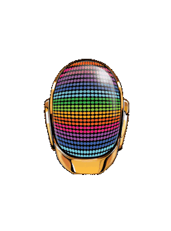 transparentlololo:  ~~ T R A N S P A R E N T ~~            daft punk GIF Not my GIF, just made it  transparent Source