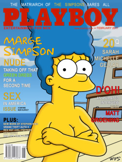 Fakeluvr:  Rule34Andstuff:  Woo-Hoo!!!  Fakeluvr  Playmate Marge Simpson 