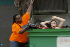 realitytvgifs:  omg she called her trash and then literally made her trash 