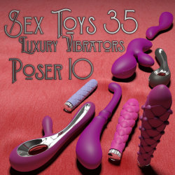 RumenD is BACK with more toys for your treasure chest!   	The product contains 8 high-poly dildo models which represent real-life objects.  	All of the dimensions correspond to the real-life objects.   Compatible with Poser 10 and up! Check the link for