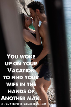 life-as-a-hotwifes-cuckold:  I love it when my wife sneaks around and I find out later. It just makes her more of a dirty white.  Please follow us @ life-as-a-hotwifes-cuckold.tumblr.com  for more hotwife/cuckold images. If it makes you hot, pass us along