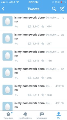 shouldnt:  The most relatable twitter account ever created 