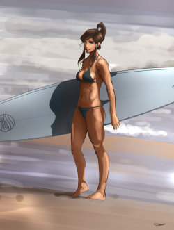 loki-frigguson:  wlfgrrl:  Surfer Korra sketch and Asami Sato by DarrenGeers   yakfrost  &lt; |D’‘‘‘