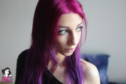 Her hairâ€¦andâ€¦her eyesâ€¦this hair and these eyes !! &lt;3 &lt;3Demonia (Portugal) - Sweet Morning - Suicide Girls.If you are a Suicidegirls member you can see the 53 photos of this set here: https://suicidegirls.com/girls/demonia/album/977531/sweet-mo