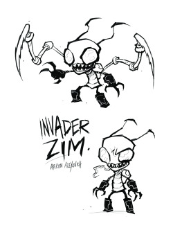 aaronalexovich:  This is what ZIM would look like in MY style, if anyone’s curious.