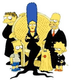 The Addams Family revisited in yellow