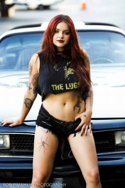 prettymissy4u:  Ariel Winter - Bob Franklin Photo Shoot. ♥  Wow love the punk goth style and temporary tattoos. She looks hot. Girl crushing. ♥