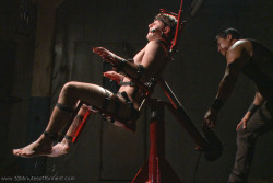 the-alley:  E-STIM! Best electric chair we’ve seen to use our electric plug on poor Scott Harbor 