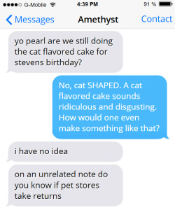 That’s not part of the recipe, Amethyst
