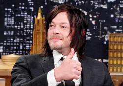 Reedusnorman-Deactivated2015070: Norman Reedus On The Tonight Show Starring Jimmy
