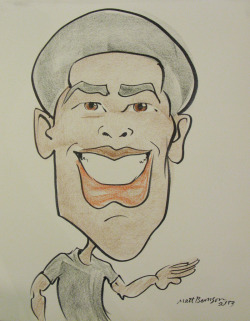 These are caricatures that I did at a birthday party.   