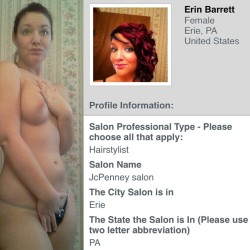loadmanizbk:Exposed Erin Barrett from Erie Pennsylvania