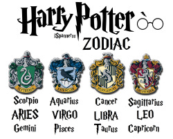 hedaswarpaint:  Harry Potter zodiac signs - my personal opinion