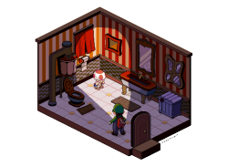 leedalangin:  luigi’s mansion isometric art!!!!!! i’ve been in a bit of a funk… been sitting on this piece for a long time actually so it’s not really 100% finished or to my satisfaction, but I just really want to kick this art block and post