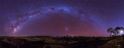 spaceexp:  Milky Way over Karijini National Park, Western Australia Source: phantorm (reddit)