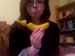 smarn:  I broke my banana :(   Awww&hellip; &lt;3!