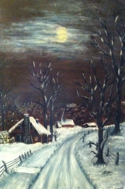 ink-metal-art:  A painting my mom did. She is such a great artist!  Happy Mothers day