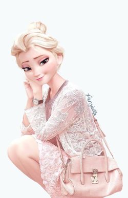 icedteaintheafternoon:  psychokitty333:  I love Punziella’s work! Especially Rapunzel’s bangs and Elsa’s bun! Anways, the new BIG SIX!!!  SO MUCH QUALITY 
