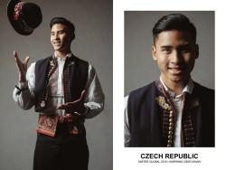 arrghigiveup: Beauty pageant website Missosology posted a bunch of the contestants of Mister Global 2019 in their official national costume portraits. Several of them are very 👀👀🔥 And then there is this guy 🤣: 