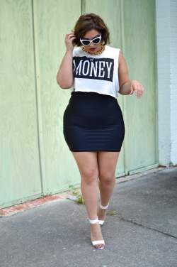 justabebopbaby:  mandyoh:  nadiaaboulhosn:  Nadia Aboulhosn. Time is Money. Dress: Forever 21 Muscle Tank: Forever 21 White Heels: Charlotte Russe Sunglasses: NastyGal  PERFECT.  I need this outfit.