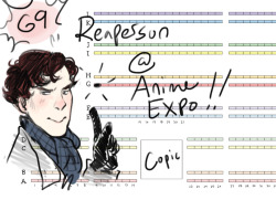 I will be at table G9 at Anime Expo 2013, and I will be there all the days. I believe this table is located near a bathroom, if you need a landmark :p Thanks to sayonararolling for creating a table template image, I wasn&rsquo;t able to find an official