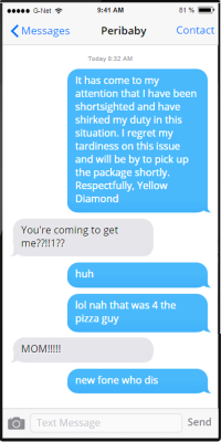 The worst part is the pizza place only requested a pickup twice(Submitted by speakofthedevil312)