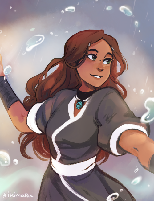 finished the Katara pic from stream! 💙