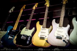deebeeus:  Custom Shop Fenders, Gibsons, and Gretsches, plus Suhr, Fender and Marshall amplifiers at Cosmo Music near Toronto, Canada.