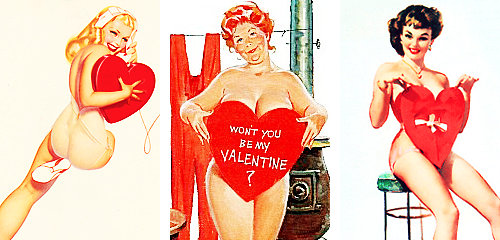 Sex vintagegal:  Vintage and retro Valentine pictures