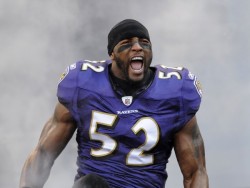 fuckyeahravens:  Guess Whose Bizack!!! The Ravens activated linebacker Ray Lewis from the injured reserve – designated for return list. He’s now eligible to play in Sunday’s regular-season finale against the Cincinnati Bengals, but Head Coach