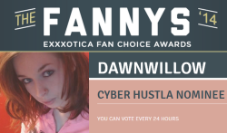 violet-winter:  Please vote for my lovely friend, Dawn Willow, for Cyber Hustla. You can vote ever 24 hours. Winner will be announced Apirl 12 at the Trump Taj Mahal in Atlantic City, NJ Vote Here 