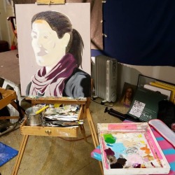 Working on a painting during portrait night.    #art #painting #figure #portrait #artistsontumblr #oilpainting #oils #artistsofinstagram  https://www.instagram.com/p/Bp8LxprFtQj/?utm_source=ig_tumblr_share&amp;igshid=1rdijuhwq6cr1