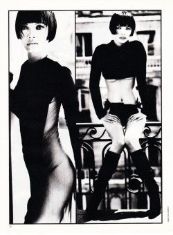  Glamour France August 1994, Valentina Navia Nguyen by Ellen von Unwerth 