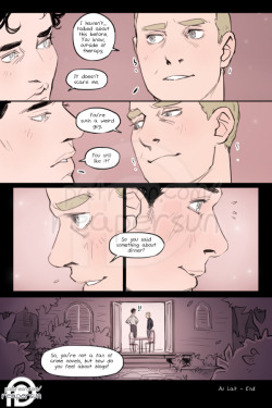 Support Au Lait on Patreon -&gt; patreon.com/reapersun&lt;Page 23 - Page 24 (end) - next chapter&gt;I’ll post some more of my coffee shop AU in a week or so :) Hope you guys enjoyed this one!