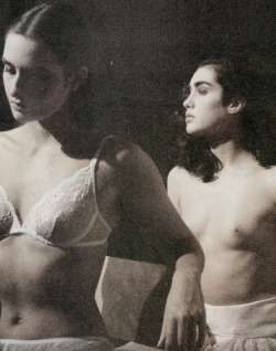 thefashiondontlivewithoutvogue:  &ldquo;Lingerie: A New Understatement&rdquo;, photographed by Deborah Turbeville for Vogue US March 1986 