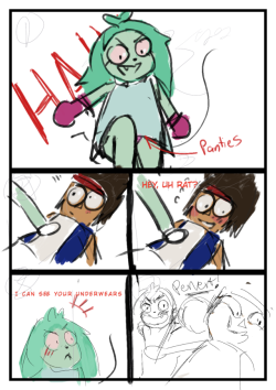 charming-onion:Mini comic based off today’s episode. This is my first comic ever lol. I love classic anime scenarios