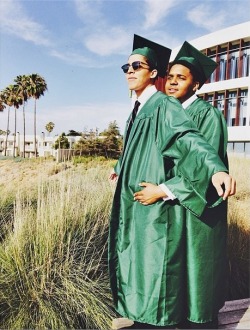 nastyniggaz:  ourloveisblackandpowerful:  Now this is should be all young gay black men goal. To have you and your partner graduate high school and college.  That’s Notorious B.I.G son 