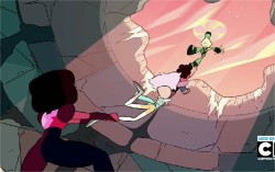 florrosada12:  chrossrank:  This was the most frustrating part to watch. They set it up like she´s finally gonna get captured,garnet even says a corny line about it,and then SHE FUCKING LEAVES. WHAT WAS THE POINT OF THIS THEN?! Like i know things take