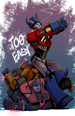 rinpin:  I started doing this before I went to SDCC. Just some fun with bounty bots and colors. 