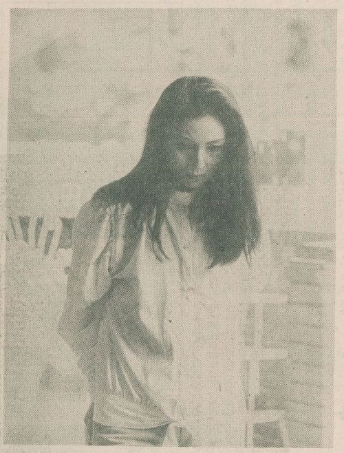 fuckyeahmeikokaji:   Meiko Kaji (梶芽衣子) Scanned from Shukan Asahi (週刊朝日),  May 21st, 1982  . http://meikokaji.net/