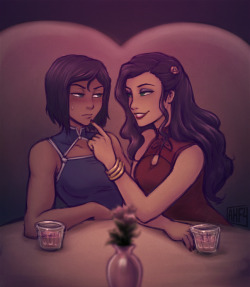 iahfy:iahfy:&ldquo;why miss avatar, your face looks so cute when it’s flushed~&rdquo;&ldquo;don’t patronize me babe….&rdquo;Korrasami gettin’ their drink on I guess5 hours via stream, a revamp of this  ladies~ &lt; |D&rsquo;&ldquo;