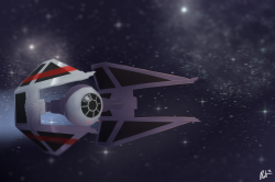 Happy Star Wars Day!Quick painting of a TIE Interceptor of the 181st. Enjoy!