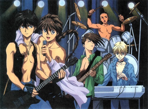 One of my favourite things about anime series from the 90's involving a large cast of males...